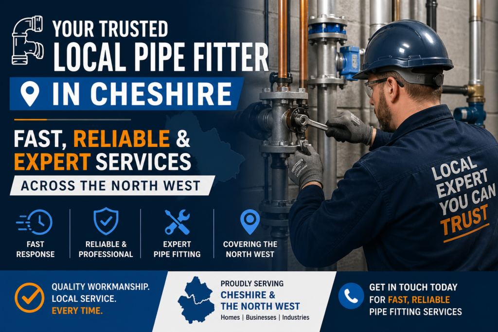 Your Trusted Local Pipe Fitter in Cheshire