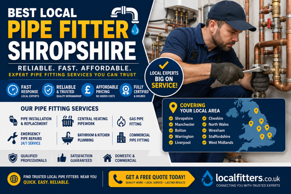 Best Local Pipe Fitter Shropshire